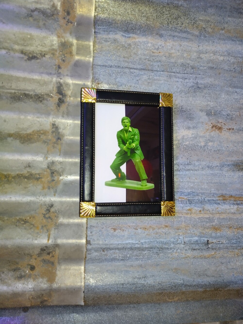 Scarface Tony Montana Plastic Army Man Framed Art Print By Neon Nicho